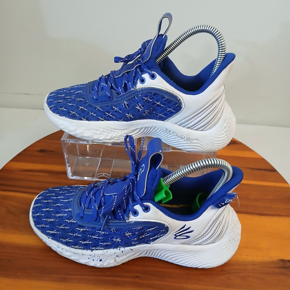 Under Armour Curry Flow 9 Women 5.5 Royal Blue Shoes Sneakers 3025631-401